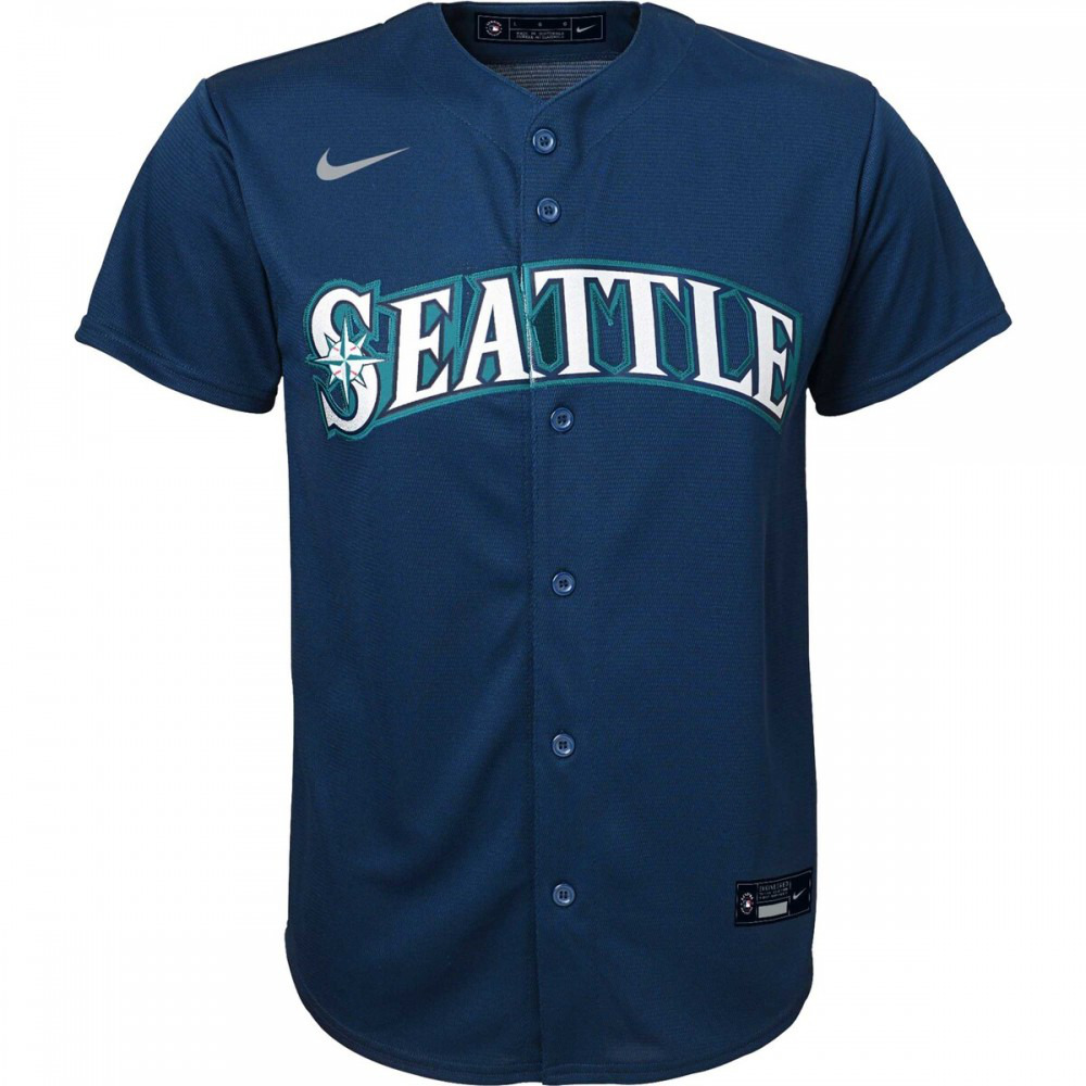 Julio Rodriguez Seattle Mariners Youth Alternate Replica Player Jersey - Navy-Pro Kit Vault | Brand New 26/27 Sports Jerseys